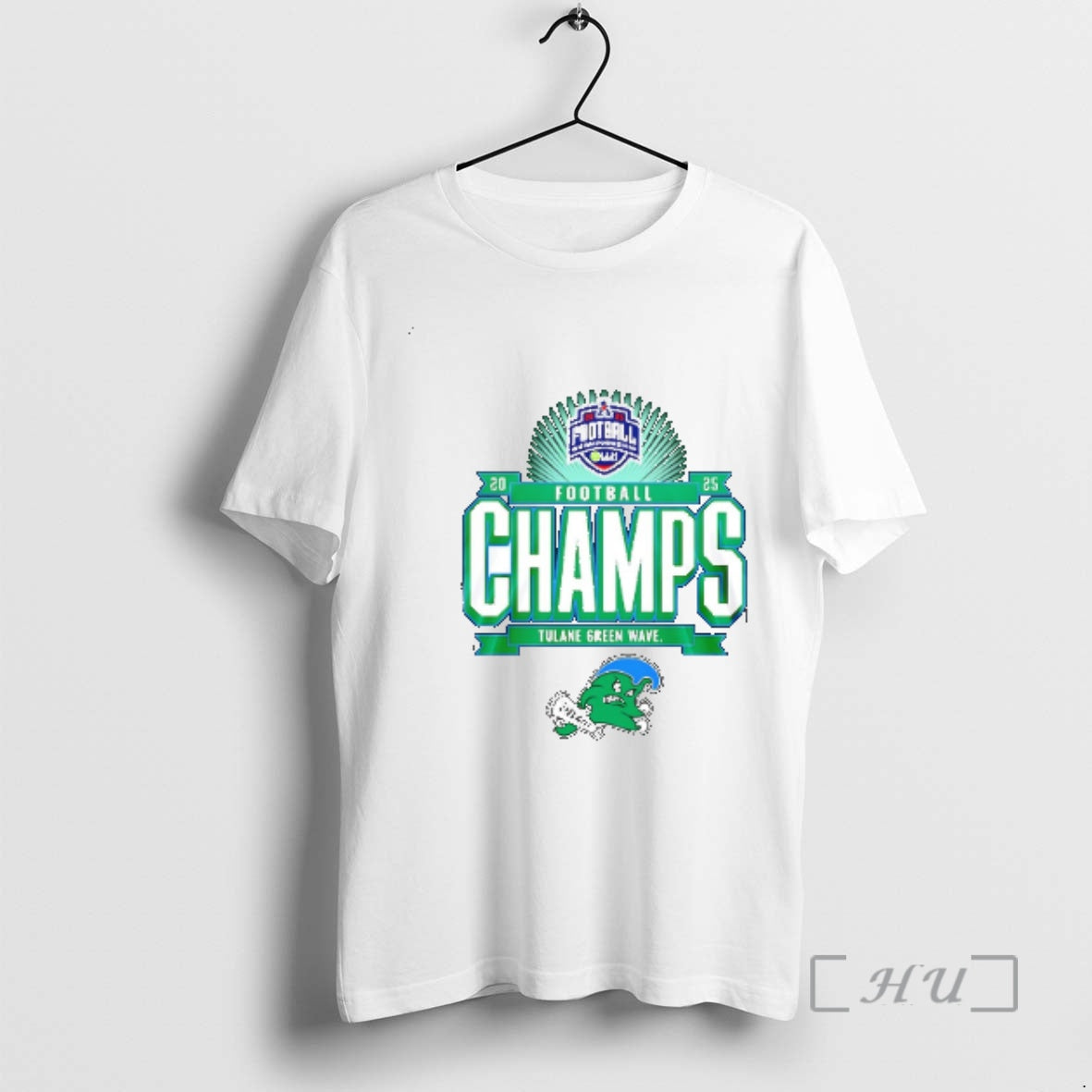 Officials Tulane Green Wave 2025 American Athletic Conference Champions Logo T-Shirts, Hoodie, Sweatshirt | InkRitualCo.com