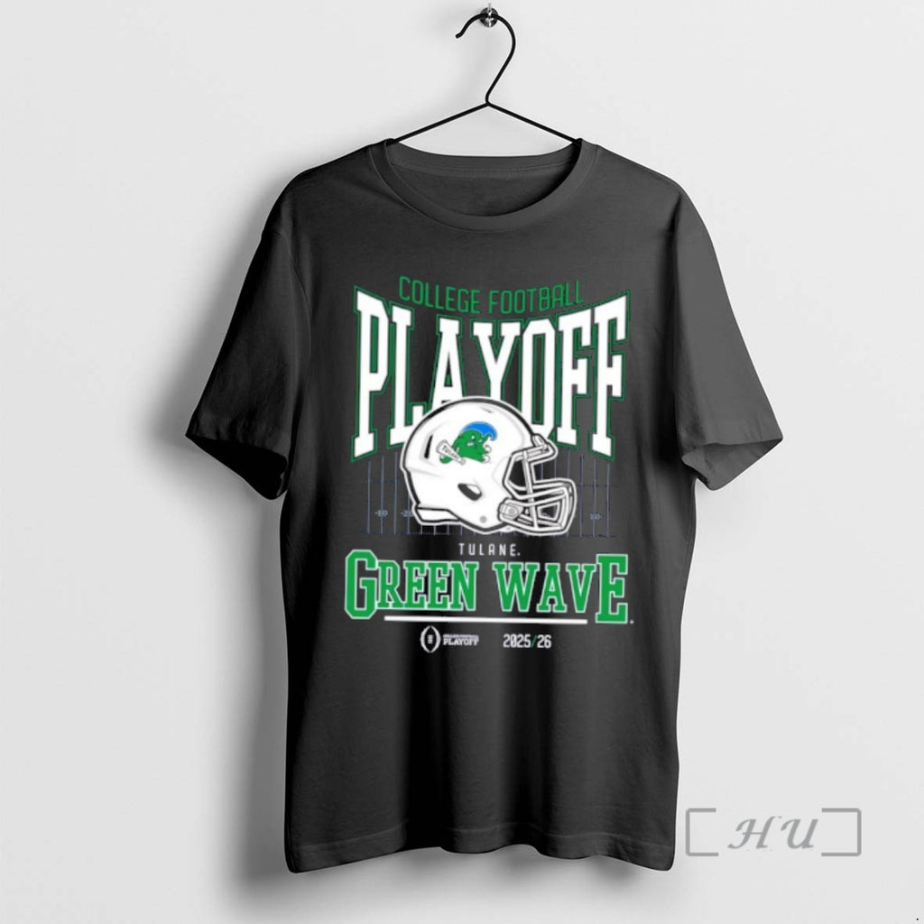 Officials Tulane Green Wave College Football Playoff 2025 26 Playoff Bound Premium T Shirts Sweater Hoodie, Sweatshirt