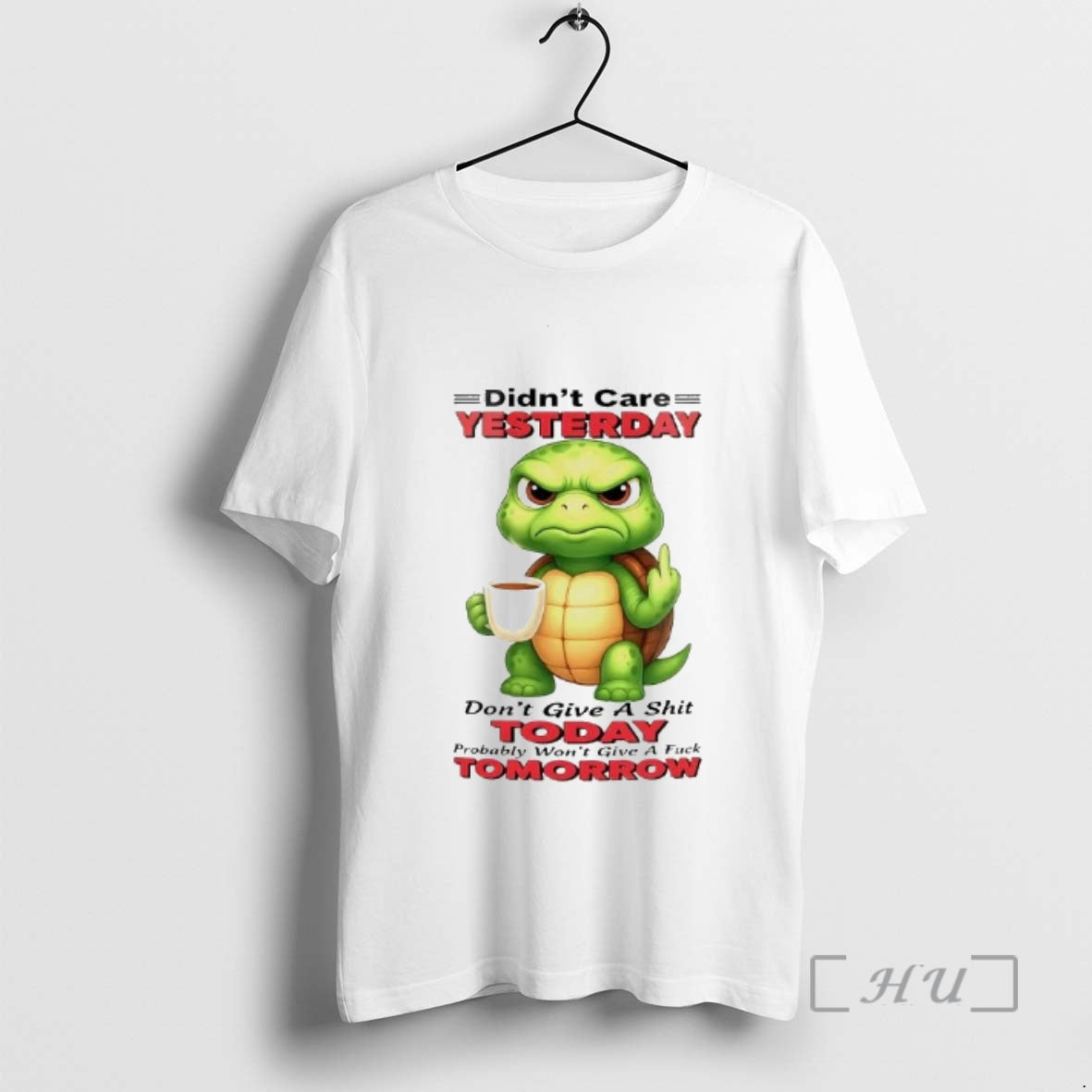 Officials Turtle Didnt Care Yesterday Dont Give A Shit Today T-Shirts, Hoodie, Sweatshirt | InkRitualCo.com