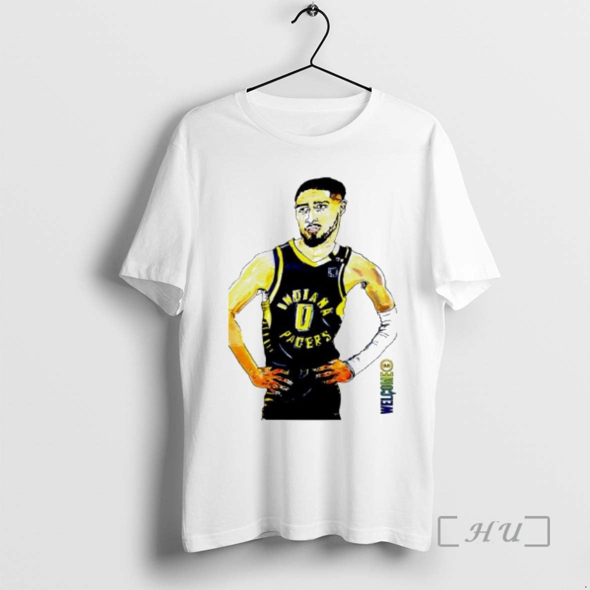 Officials Tyrese Haliburton Indiana Pacers Basketball Player Wall T-Shirts, Hoodie, Sweatshirt | InkRitualCo.com
