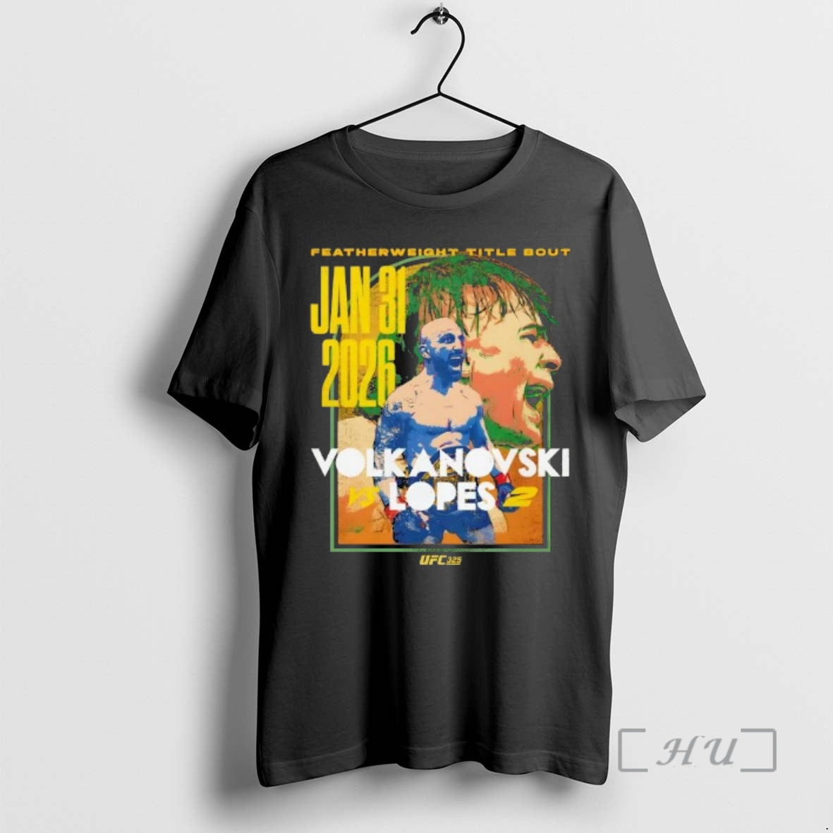 Officials Ufc 325 Volkanovski Vs Lopes 2 Match Up Jan 31 2026 Premium T Shirts Hoodie, Sweatshirt | InkRitualCo.com