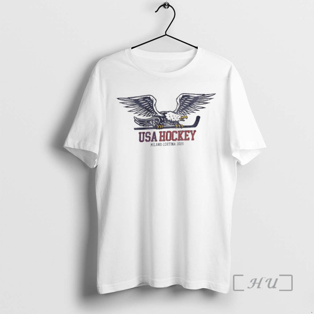 Officials Usa Eagle And Hockey Milano Cortina 2026 T-Shirts, Hoodie, Sweatshirt | InkRitualCo.com