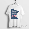 Officials Usa Flag We Stand With Minnesota T-Shirts, Hoodie, Sweatshirt | InkRitualCo.com