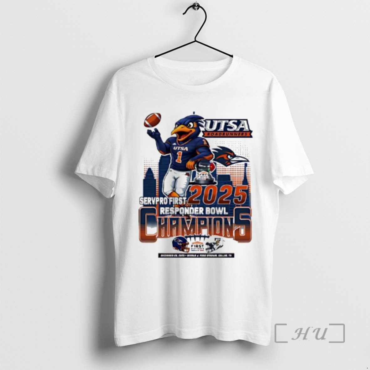 Officials Utsa Roadrunners 2025 Servpro First Responder Bowl Champions T-Shirts, Hoodie, Sweatshirt | InkRitualCo.com