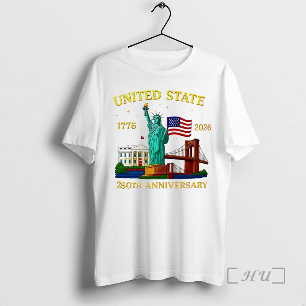 Officials United States Of America Freedom 250th Anniversary 1776 2026 Statue Of Liberty Circle Premium T-Shirts, Hoodie,...