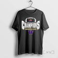 Officials University Of Washington Football 2025 Bucked Up La Bowl Hosted By Gronk Champions Premium T-Shirts, Hoodie,...