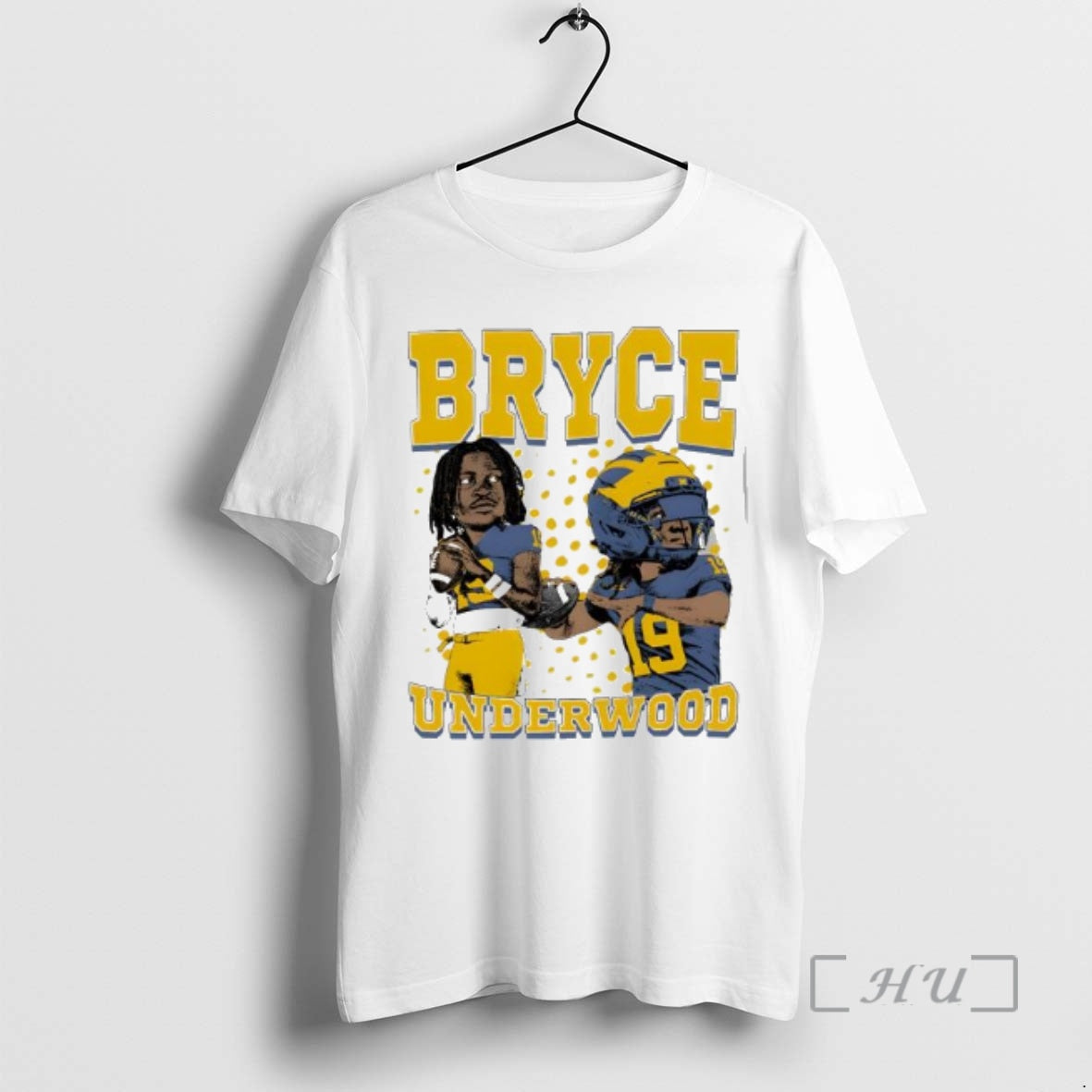 Officials Valiant University Of Michigan Bryce Underwood Caricature T-Shirts, Hoodie, Sweatshirt | InkRitualCo.com