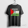 Officials Vegans For Palestine Palestinian Flag T-Shirts, Hoodie, Sweatshirt | InkRitualCo.com