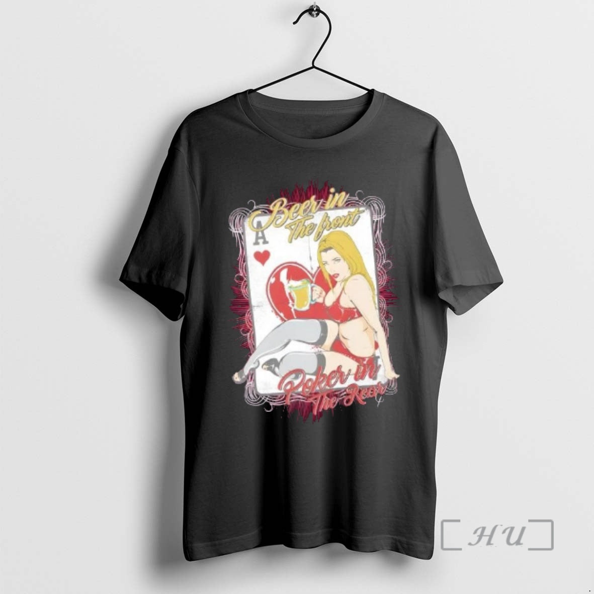 Officials Vintage Poker Pin Up Ace Of Hearts Art T-Shirts, Hoodie, Sweatshirt | InkRitualCo.com
