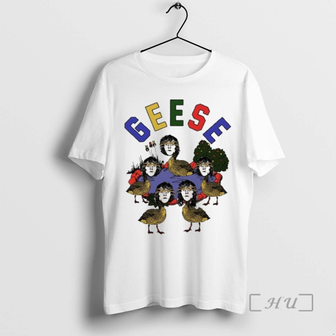 Officials Vintage Surreal Goose Illustration T-Shirts, Hoodie, Sweatshirt | InkRitualCo.com