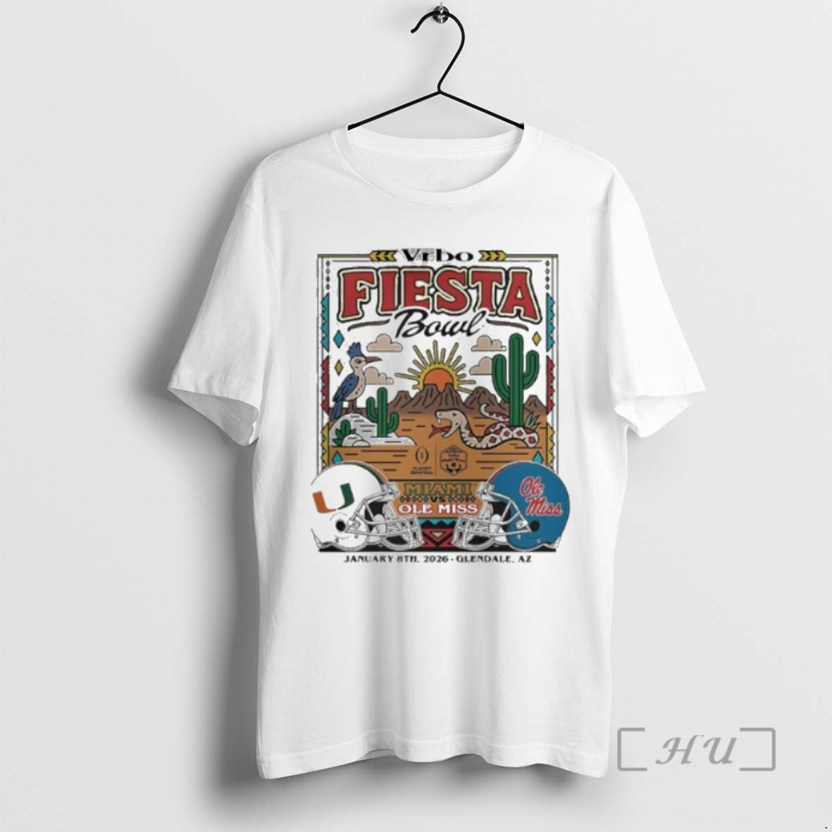Officials Vrbo Fiesta Bowl Miami Ole Miss January 8th 2026 T-Shirts, Hoodie, Sweatshirt | InkRitualCo.com