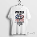 Officials Warrior At Heart Peacemaker By Choice T-Shirts, Hoodie, Sweatshirt | InkRitualCo.com