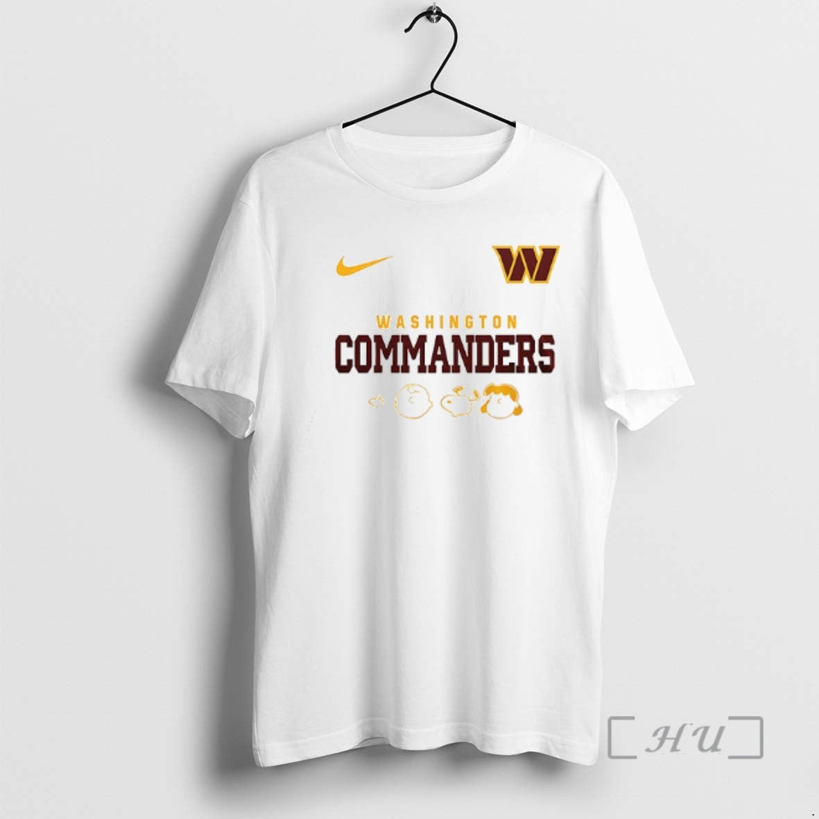 Officials Washington Commanders X Peanuts Abbey Road Cartoon Double Sided Graphic Premium T Shirts Sweater Hoodie, Sweatshirt