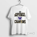 Officials Washington Huskies 2025 Ncaa Mens Soccer National Champions Locker Room Christmas Premium T Shirts Hoodie,...