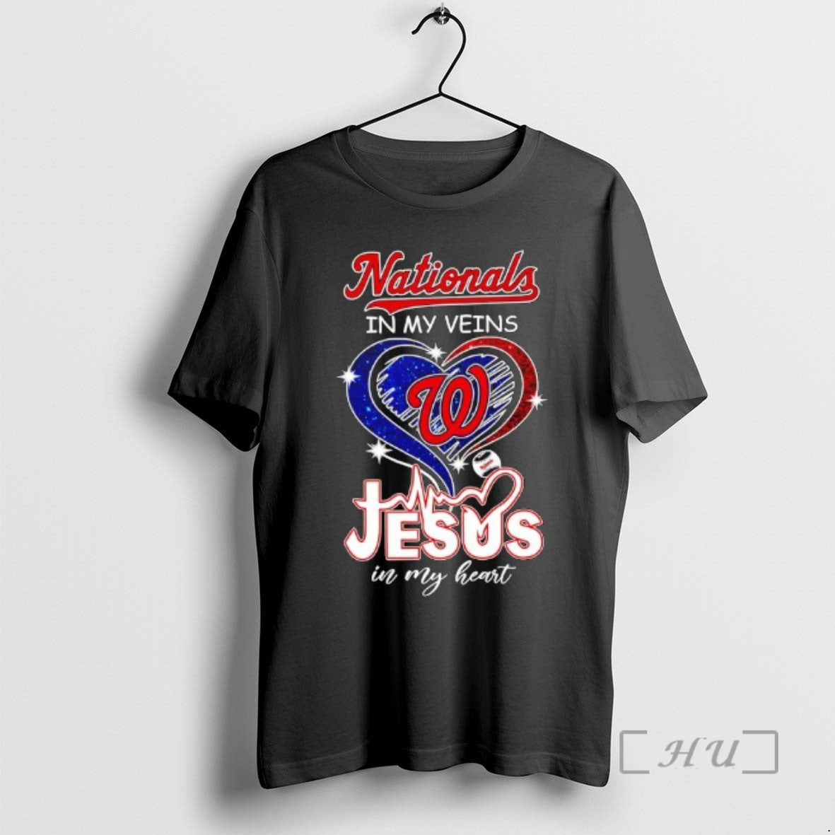 Officials Washington Nationals In My Veins Jesus In My Heart T-Shirts, Hoodie, Sweatshirt | InkRitualCo.com