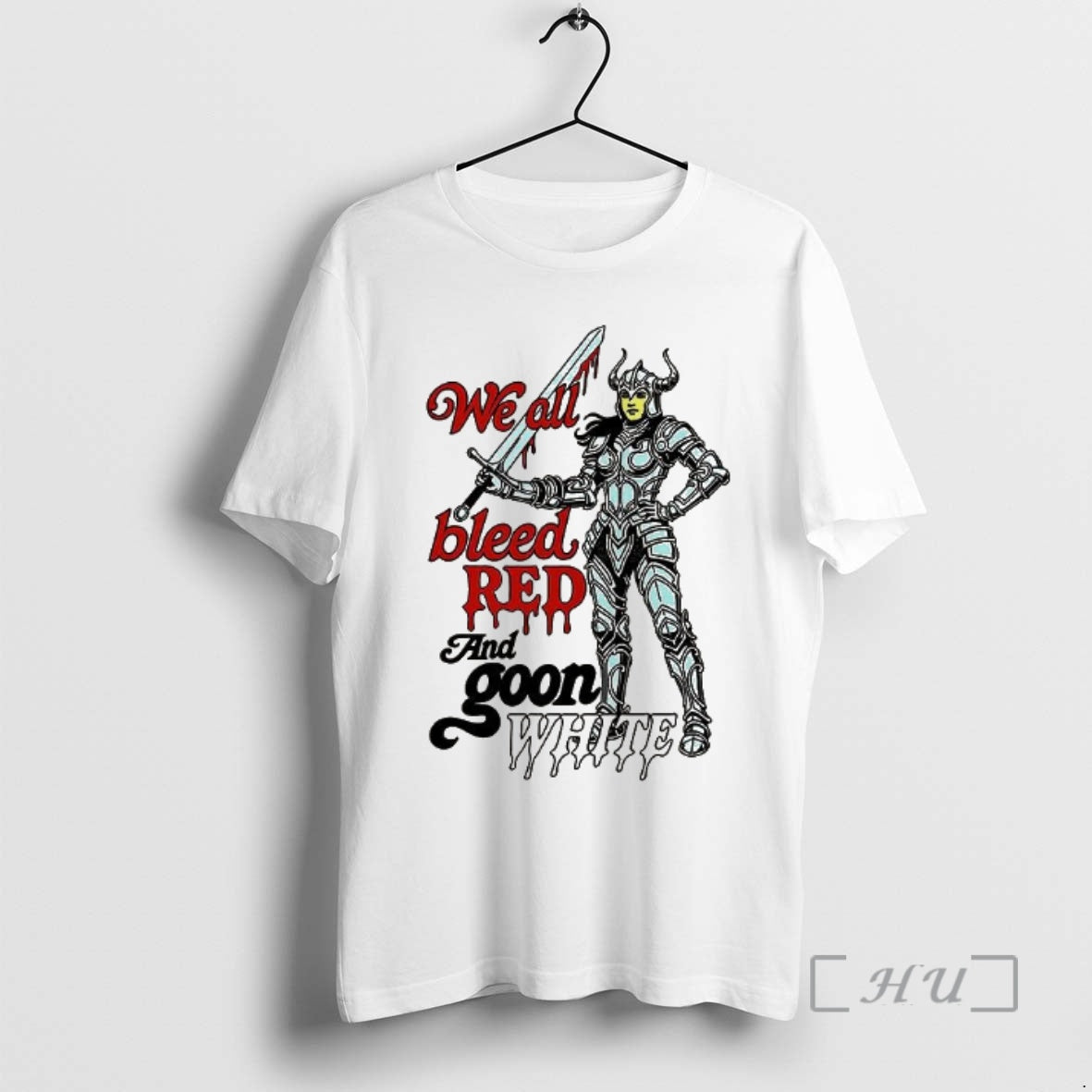 Officials We All Bleed Red And Goon White T-Shirts, Hoodie, Sweatshirt | InkRitualCo.com