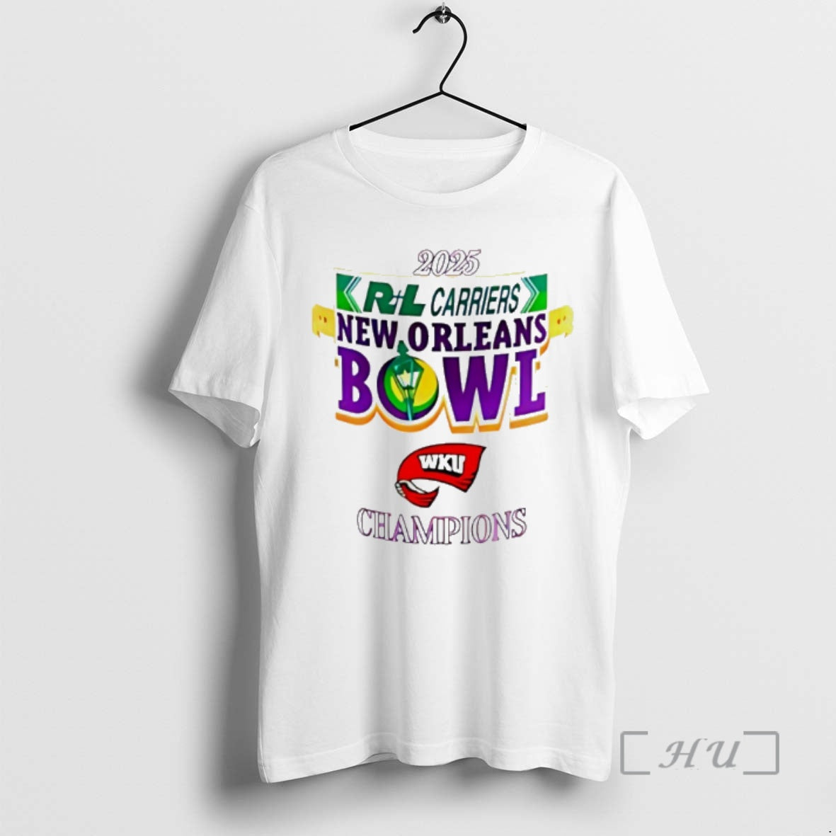 Officials Western Kentucky 2025 New Orleans Bowl Champions Logo T-Shirts, Hoodie, Sweatshirt | InkRitualCo.com