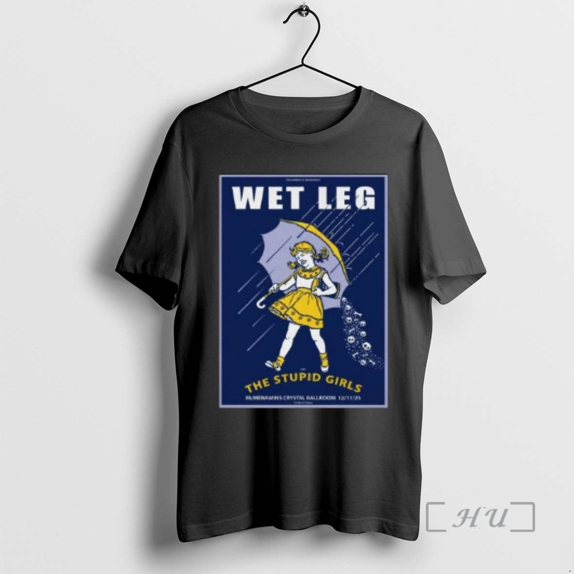 Officials Wet Leg December 11 2025 Crystal Ballroom Portland Circle Black T-Shirts, Hoodie, Sweatshirt