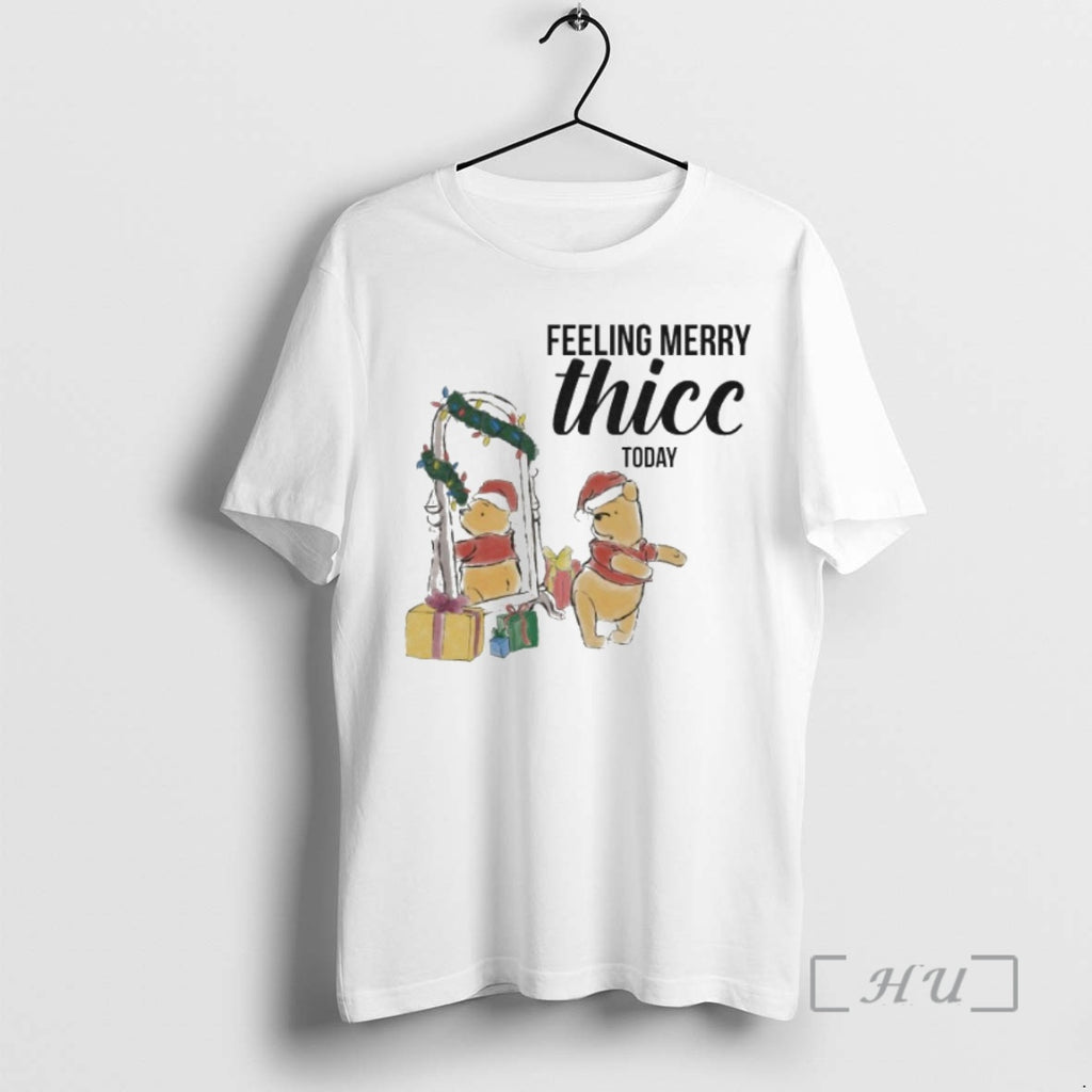 Officials Winnie The Pooh Feeling Merry Christmas Thic Today T-Shirts, Hoodie, Sweatshirt | InkRitualCo.com