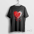 Officials Wisconsin Badgers Football Fans Hearts And Soul T-Shirts, Hoodie, Sweatshirt | InkRitualCo.com