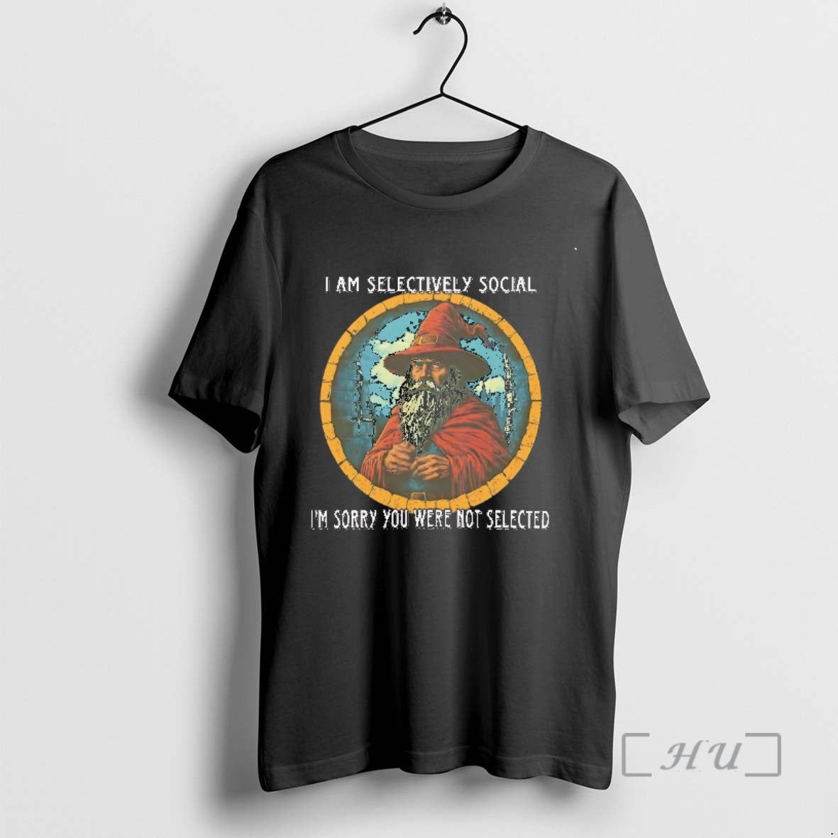 Officials Wizard I Am Selectively Social Im Sorry You Were Not Selected Premium T Shirts Hoodie, Sweatshirt | InkRitualCo.com