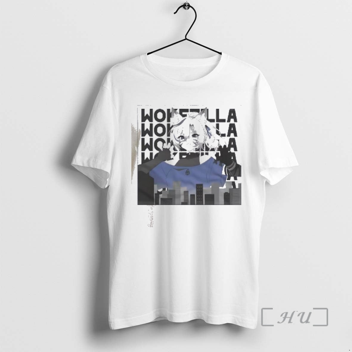 Officials Wokezilla Skyline Nyara Vtuber T-Shirts, Hoodie, Sweatshirt | InkRitualCo.com