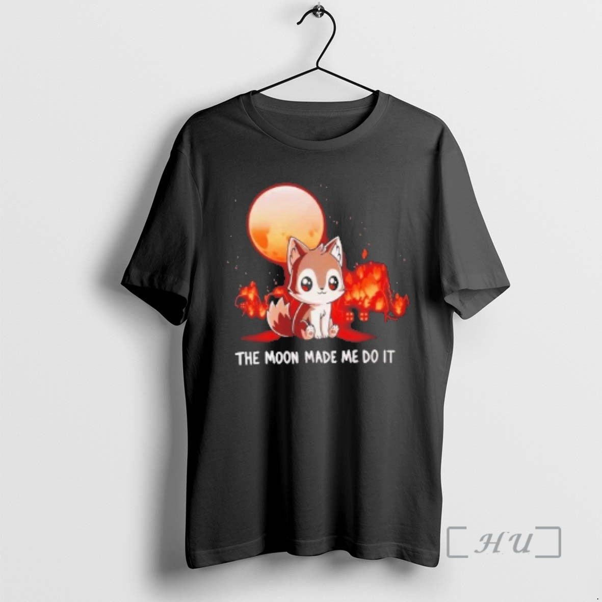 Officials Wolf Fire The Moon Made Me Do It T-Shirts, Hoodie, Sweatshirt | InkRitualCo.com