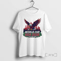 Officials World Cup Usa 2026 Bald Eagle Soccer United We Soar City Skyline Football Field T-Shirts, Hoodie, Sweatshirt