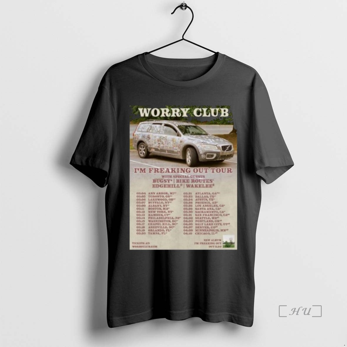 Officials Worry Club Im Freaking Out Tour 2026 Long Sleve T-Shirts, Hoodie, Sweatshirt | InkRitualCo.com