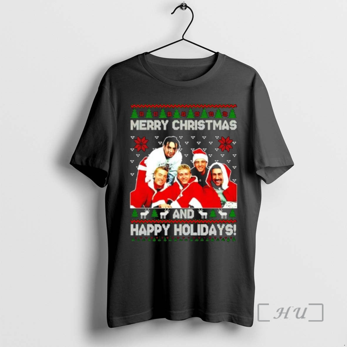 Officials Y2k Boy Band Merry Christmas Happy Holidays T-Shirts, Hoodie, Sweatshirt | InkRitualCo.com