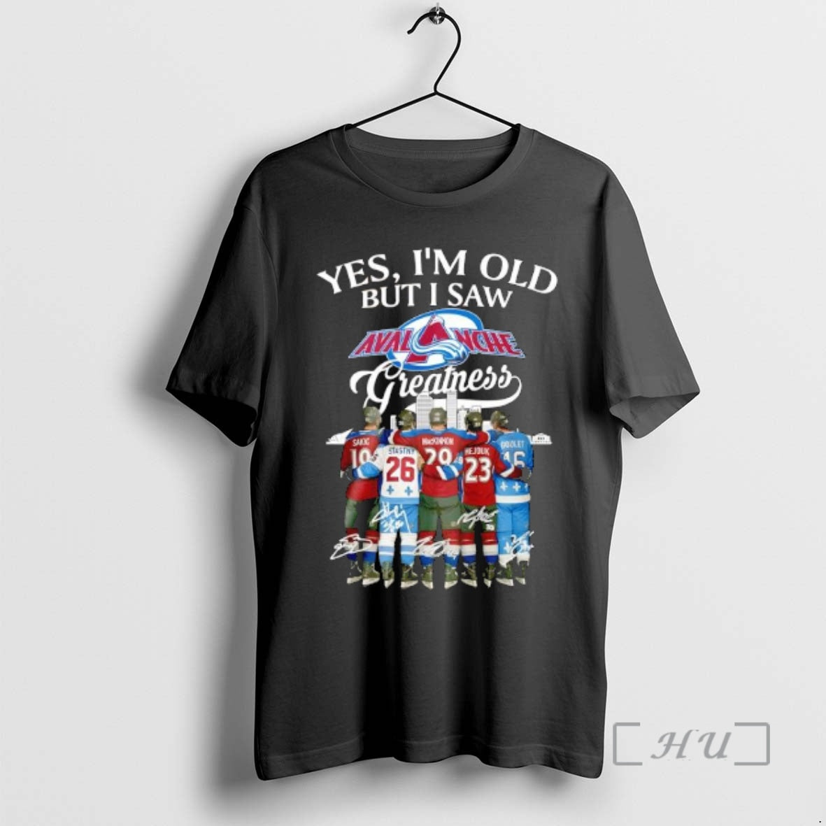 Officials Yes Im Old Colorado Avalanche Greatness Hockey Players Signatures T-Shirts, Hoodie, Sweatshirt | InkRitualCo.com