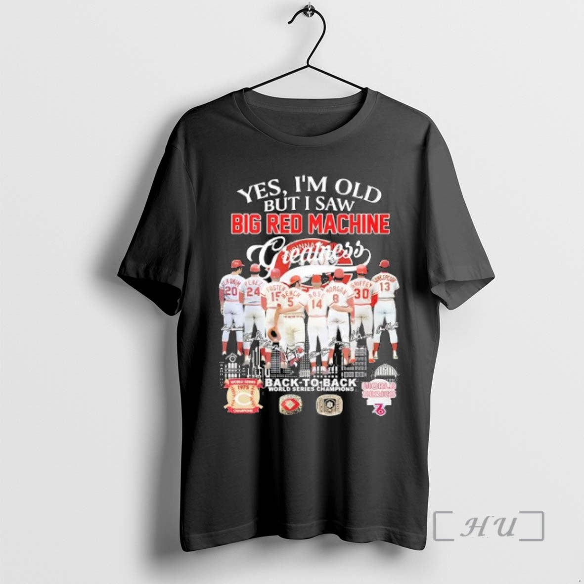 Officials Yes Im Old I Saw Big Red Machine Greatness Back To Back World Series T-Shirts, Hoodie, Sweatshirt | InkRitualCo.com