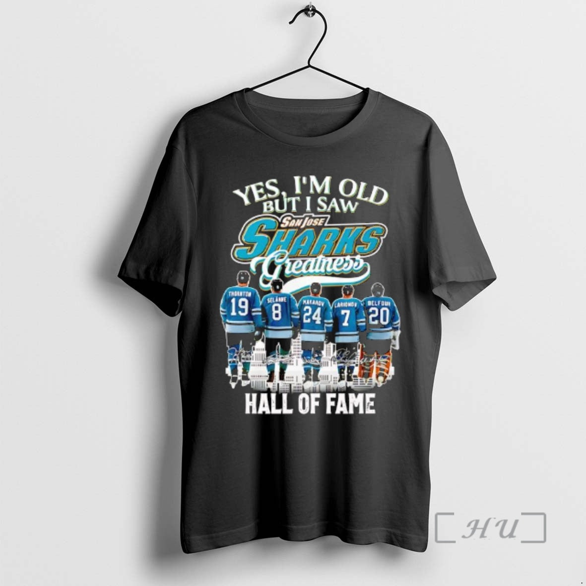 Officials Yes Im Old But I Saw San Jose Sharks Hall Of Fame Signatures Premium T-Shirts, Hoodie, Sweatshirt | InkRitualCo.com