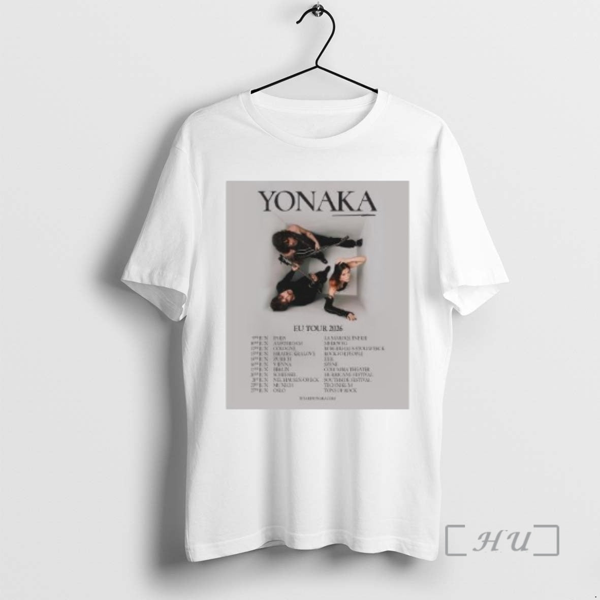Officials Yonaka Europe Live Tour 2026 Circle White T-Shirts, Hoodie, Sweatshirt | InkRitualCo.com