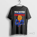 Officials You Voted For A Pedofile Trump Graphic T-Shirts, Hoodie, Sweatshirt | InkRitualCo.com