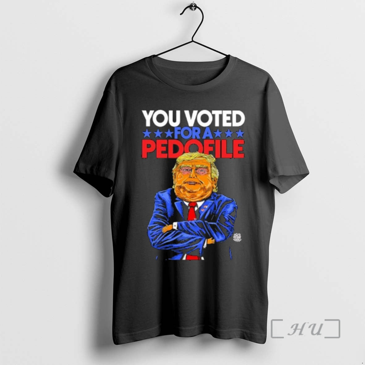 Officials You Voted For A Pedofile Trump Graphic T-Shirts, Hoodie, Sweatshirt | InkRitualCo.com