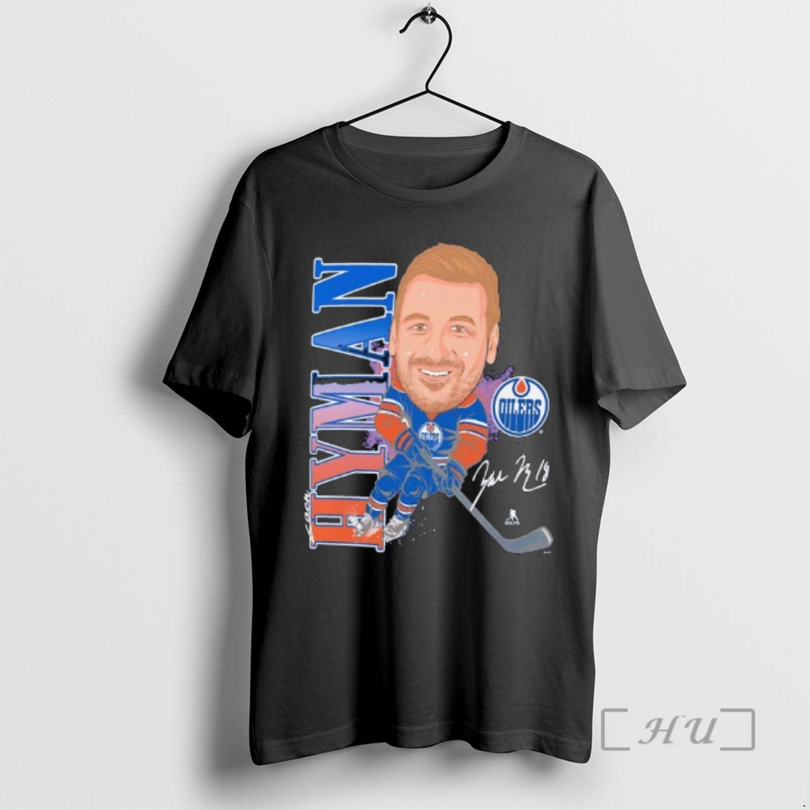 Officials Zach Hyman Edmonton Oilers Player Action Signature T-Shirts, Hoodie, Sweatshirt | InkRitualCo.com
