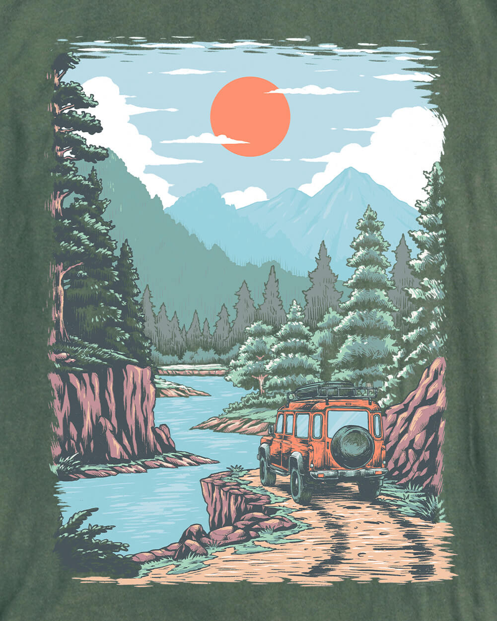 Offroad Escape Vintage Tee