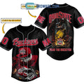 Ohio State Fear The Buckeyes Jack Skellington Halloween Personalized Baseball Jersey