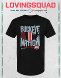 Ohio State football Buckeye Nation Scarlet and Gray T-Shirt