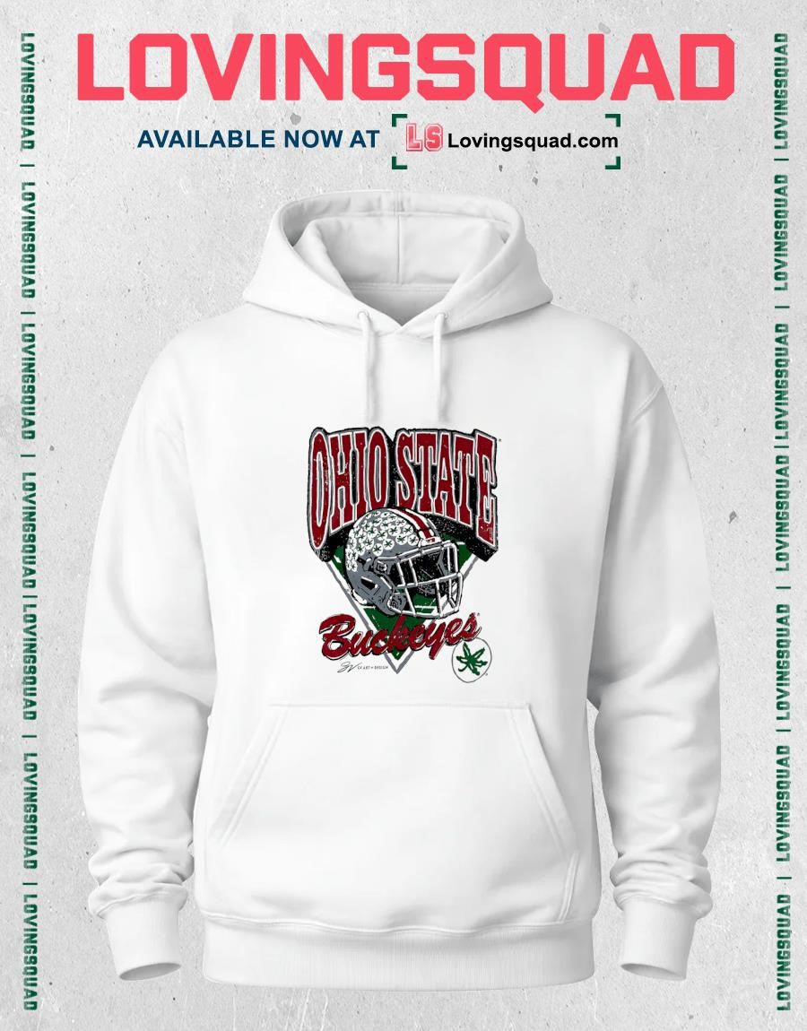 Ohio State football Drop Shadow helmet State T-Shirt