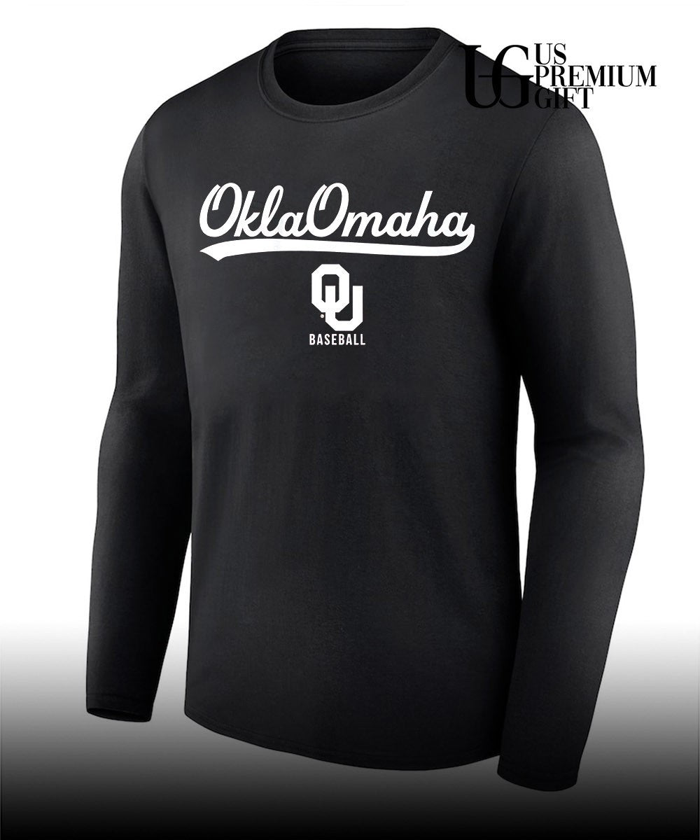 OklaOmaha Oklahoma Sooners baseball logo shirt