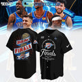 Oklahoma City Thunder 2025 NBA Finals Baseball Jersey