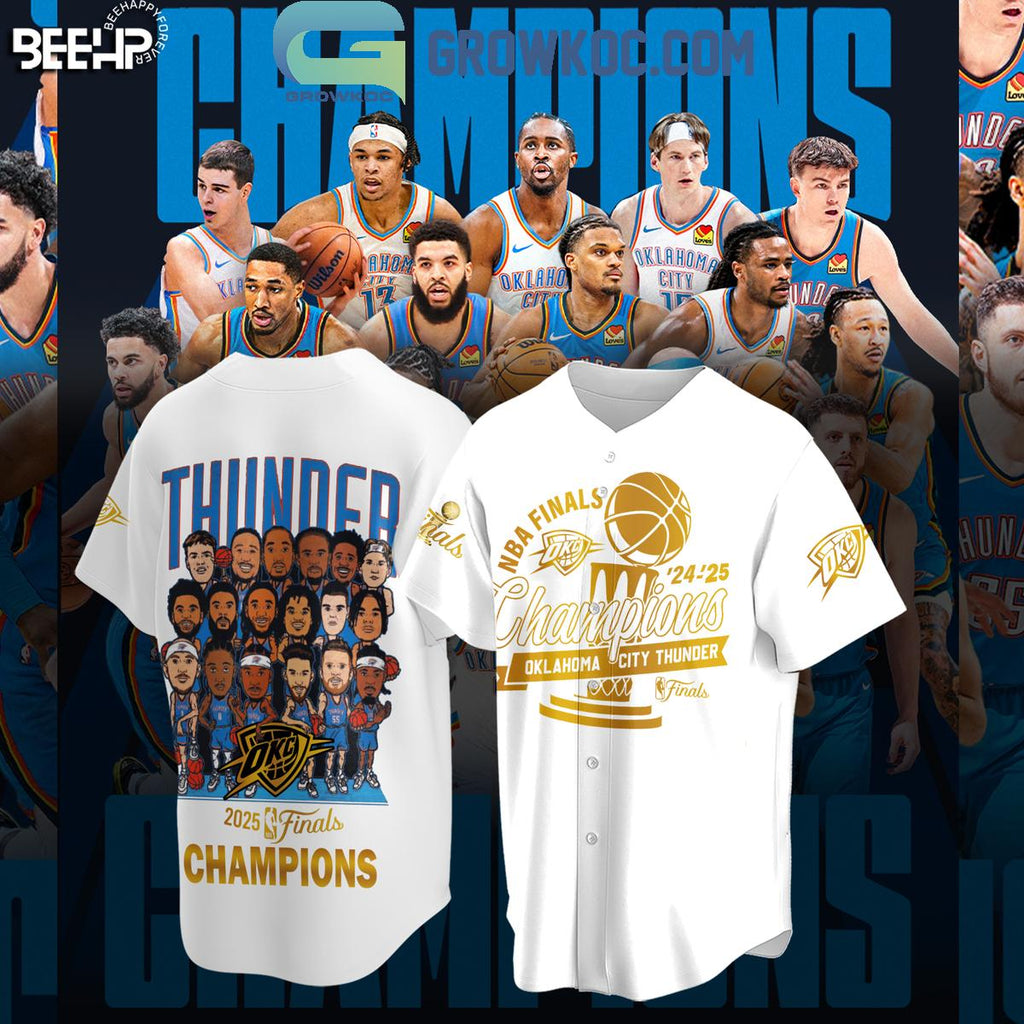 Oklahoma City Thunder NBA Finals Best Team Baseball Jersey