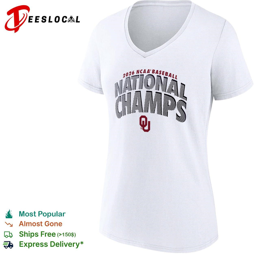 Oklahoma Sooners 2026 NCAA Baseball National Champs OU Logo shirt