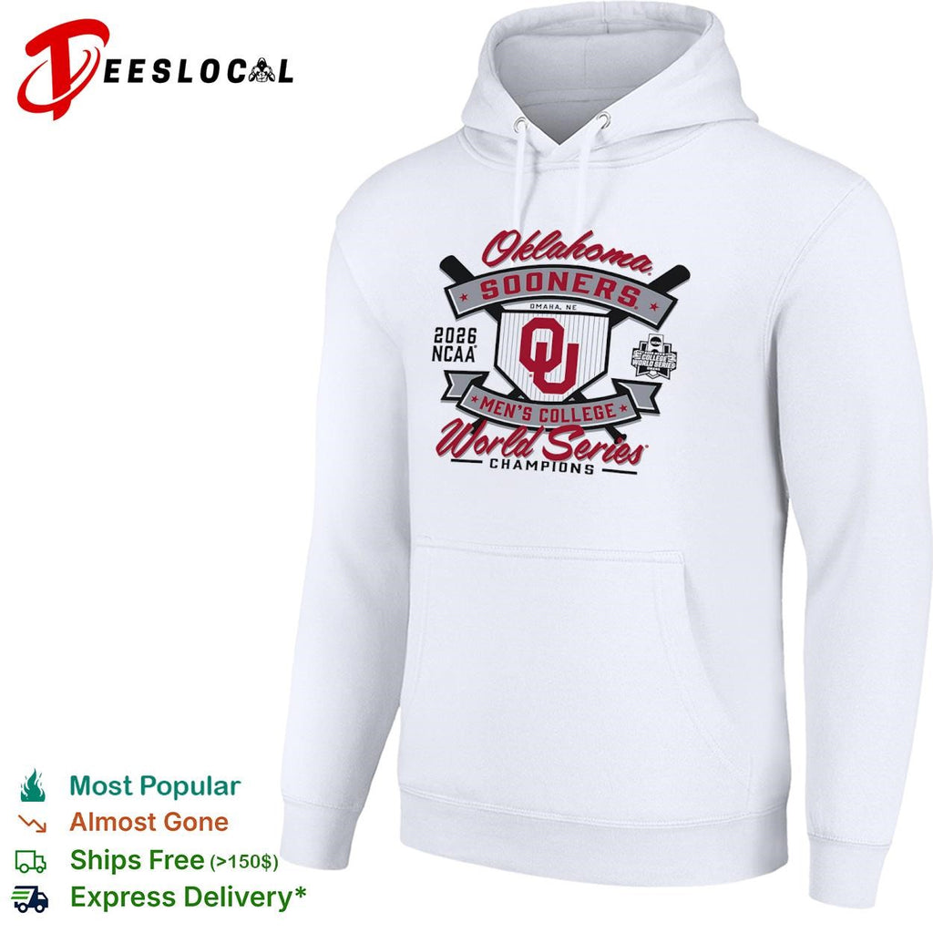Oklahoma Sooners 2026 NCAA Men College World Series Champions Omaha NE shirt