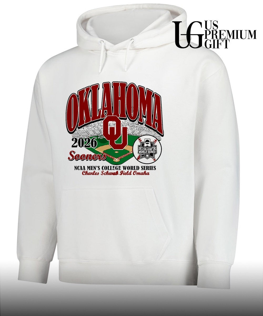 Oklahoma Sooners 2026 NCAA Men’s College World Series Charles Schwab Field shirt
