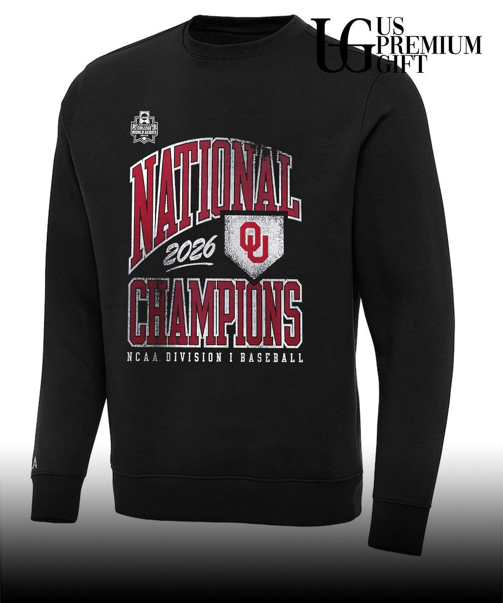 Oklahoma Sooners 2026 National Champions NCAA Division I Baseball shirt