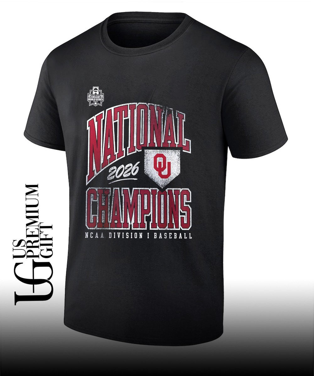 Oklahoma Sooners 2026 National Champions NCAA Division I Baseball shirt