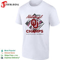 Oklahoma Sooners 2026 national champs diamond logo NCAA Division I baseball shirt